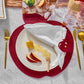 Leather Apple Napkin Wraps: Gold
