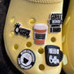 DIY gift idea with fashionable shoe decor charms