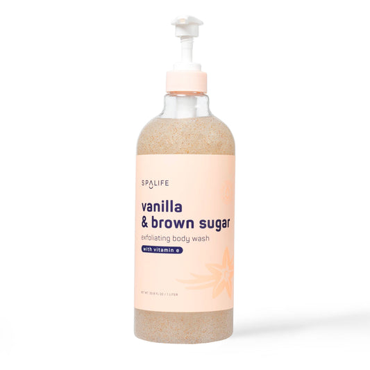"Bakery Shower" 🧁 Vanilla Brown Sugar Exfoliating Body Wash by My Spa Life