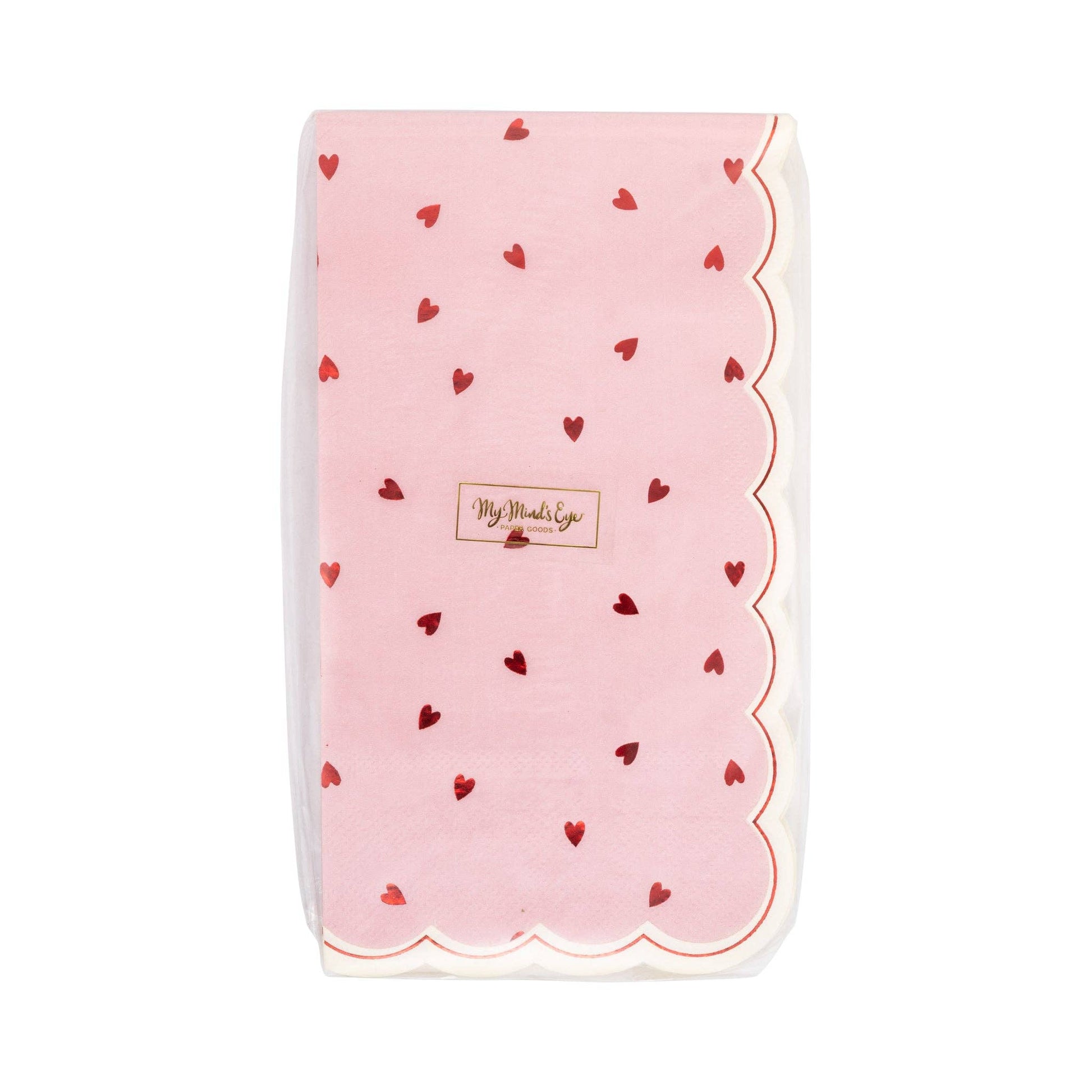 Valentine dinner table décor napkin