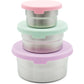 "Nest Egg" 🥣 Stainless Steel Nesting Food Storage Containers (Set of 3) by WeeSprout