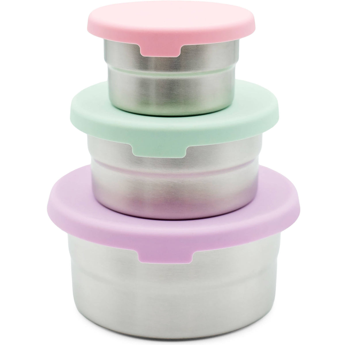 "Nest Egg" 🥣 Stainless Steel Nesting Food Storage Containers (Set of 3) by WeeSprout