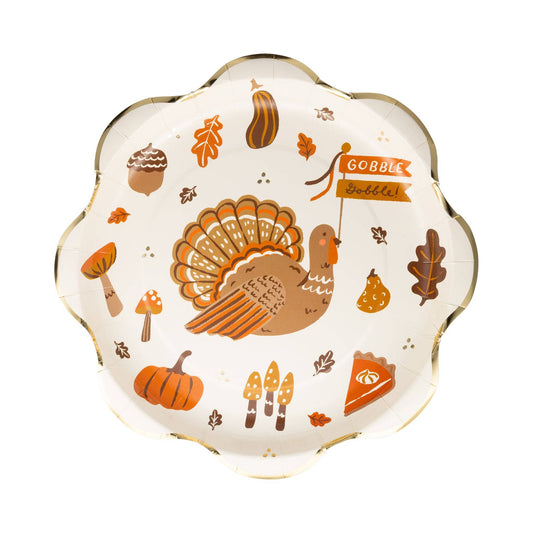 “Feast Mode” 🦃 Thanksgiving Icons Plates