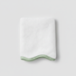 "Wrapped in Lotus" 🛁 Pink Piping Bath Sheet Set (2-Piece) by Lotus Linen