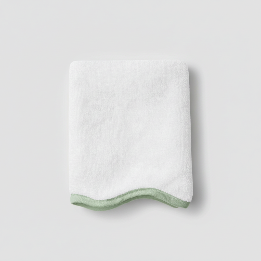 "Wrapped in Lotus" 🛁 Pink Piping Bath Sheet Set (2-Piece) by Lotus Linen