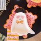“Boo La La” 🎃 Pink & Orange Halloween Dinner Napkins (24 Count) by My Mind's Eye