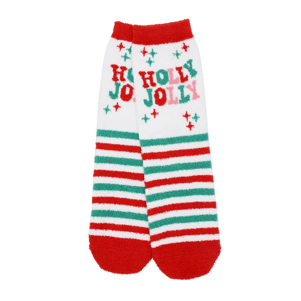 “Cold Feet” 🧦 Fuzzy Holiday Message Socks (12-Pack) by CGO