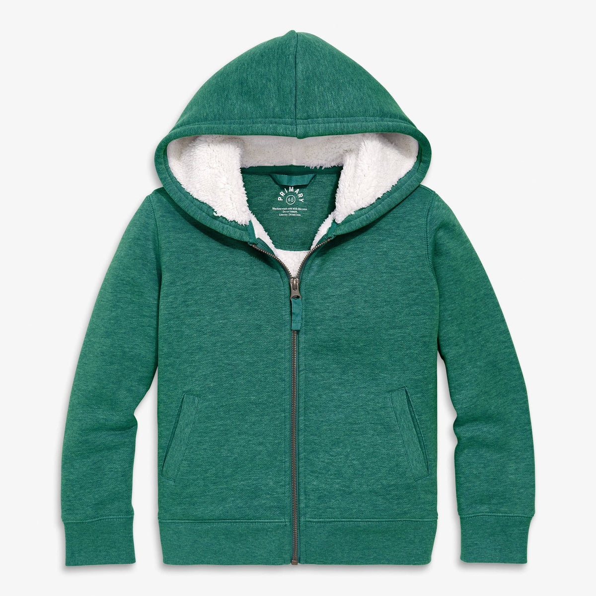 "Teddy Hugs" 🧸 Kids Fleece-Lined Zip Hoodie by Primary