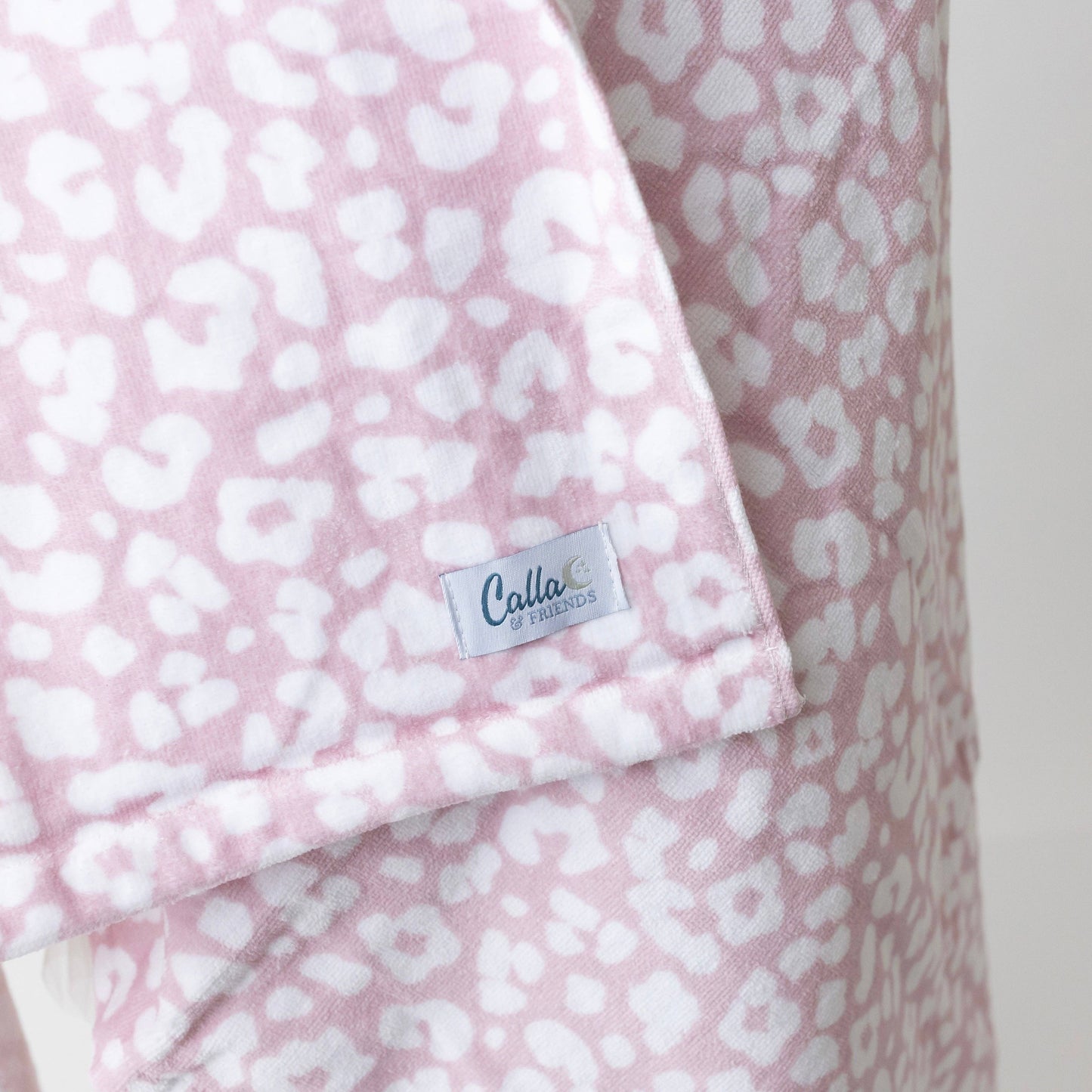 "Wild at Heart" 👆 Kenzie Petal Pink Leopard Beach Towel by Calla & Friends