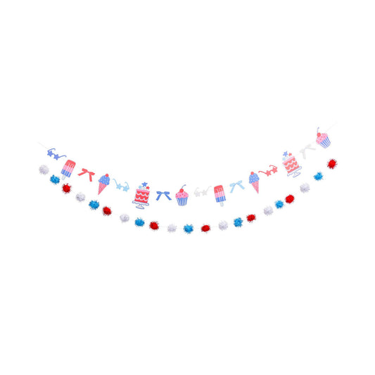 “Pom and Circumstance” 🇺🇸Summertime Icon Banner Set by My Minds Eye