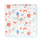 Disposable summer napkins for drinks, snacks, and desserts