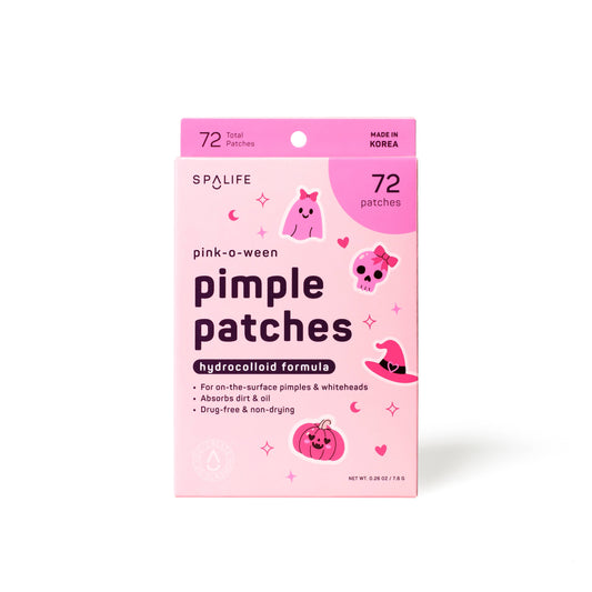 “Boo-Blemish Be Gone” 🎃 Pink Halloween Pimple Patches by My Spa Life