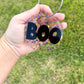 Peek-a-BOO acrylic Halloween gift tag