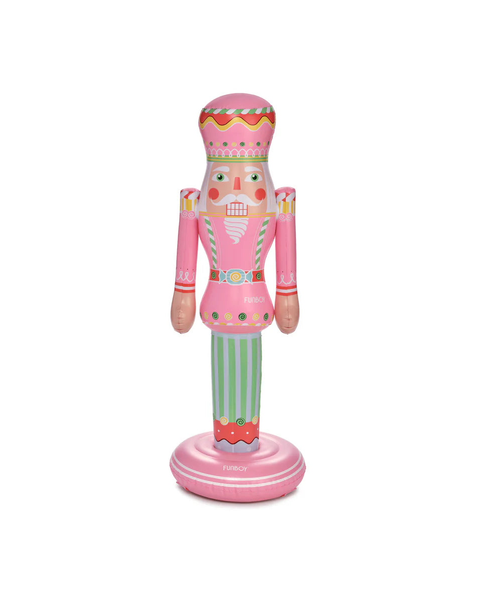 festive pink nutcracker decoration indoor outdoor