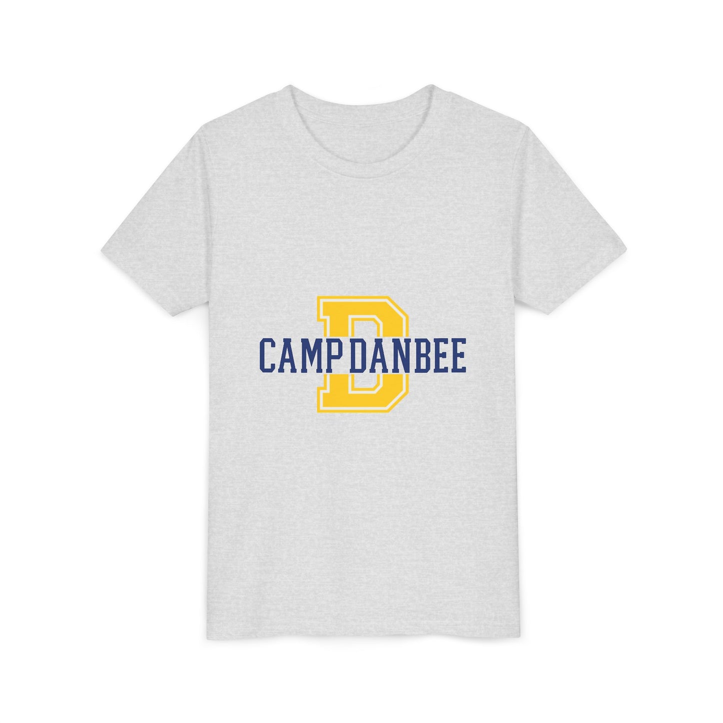 Youth Tee — 'Camp Danbee' Letterman D Logo Kids Shirt