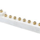 Marble Menorah Style 1 by Godinger, measuring 11.22" x 1.73" x 2.56" H. Crafted from marble, this elegant piece adds a sophisticated touch to home decor, perfect for enhancing any setting.