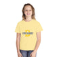 Youth T-Shirt — Camp Danbee Yellow Tee with Letter D