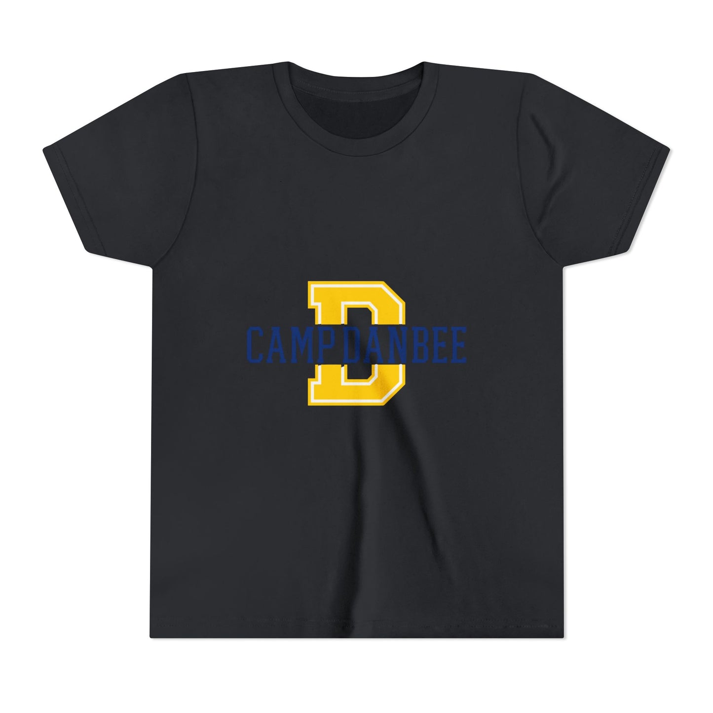 Youth Tee — 'Camp Danbee' Letterman D Logo Kids Shirt