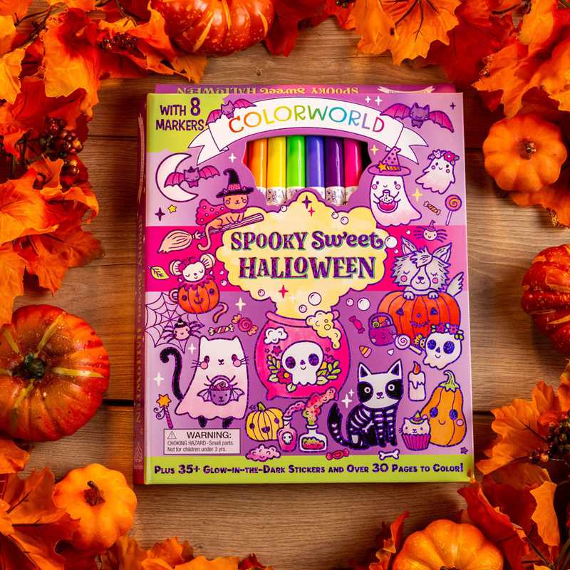 “Spooky Sweet Halloween” 🎃 ColorWorld: Spooky Sweet Halloween by: Kit - Paperback; 64 pages / English