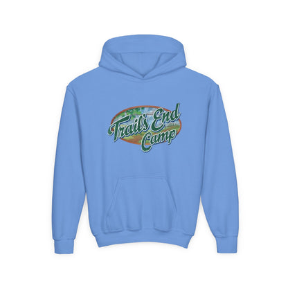 Youth Hoodie — Trails End Camp Retro Logo Sweatshirt