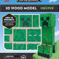 “Creeper Craft” 💥 Minecraft 3D Wood Model Kit by CGO