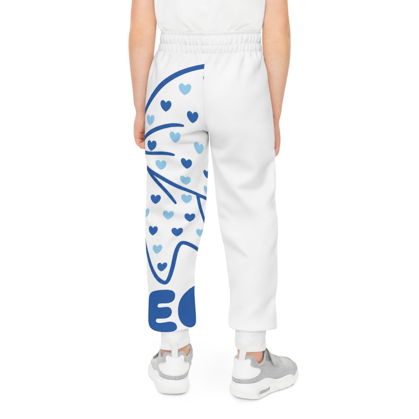 “Heart on Her Sleeve” 🎀 Heart-Filled Statement Bow WRT ECC Kids Joggers by CGO