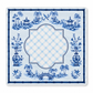 "Blue Chip Mahj" 🀄 Blue Porcelain Mahjong Complete Set with Playing Mat by Ellison+Young