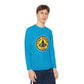 Youth Long Sleeve Tee - Pine Forest Camp Patch Design