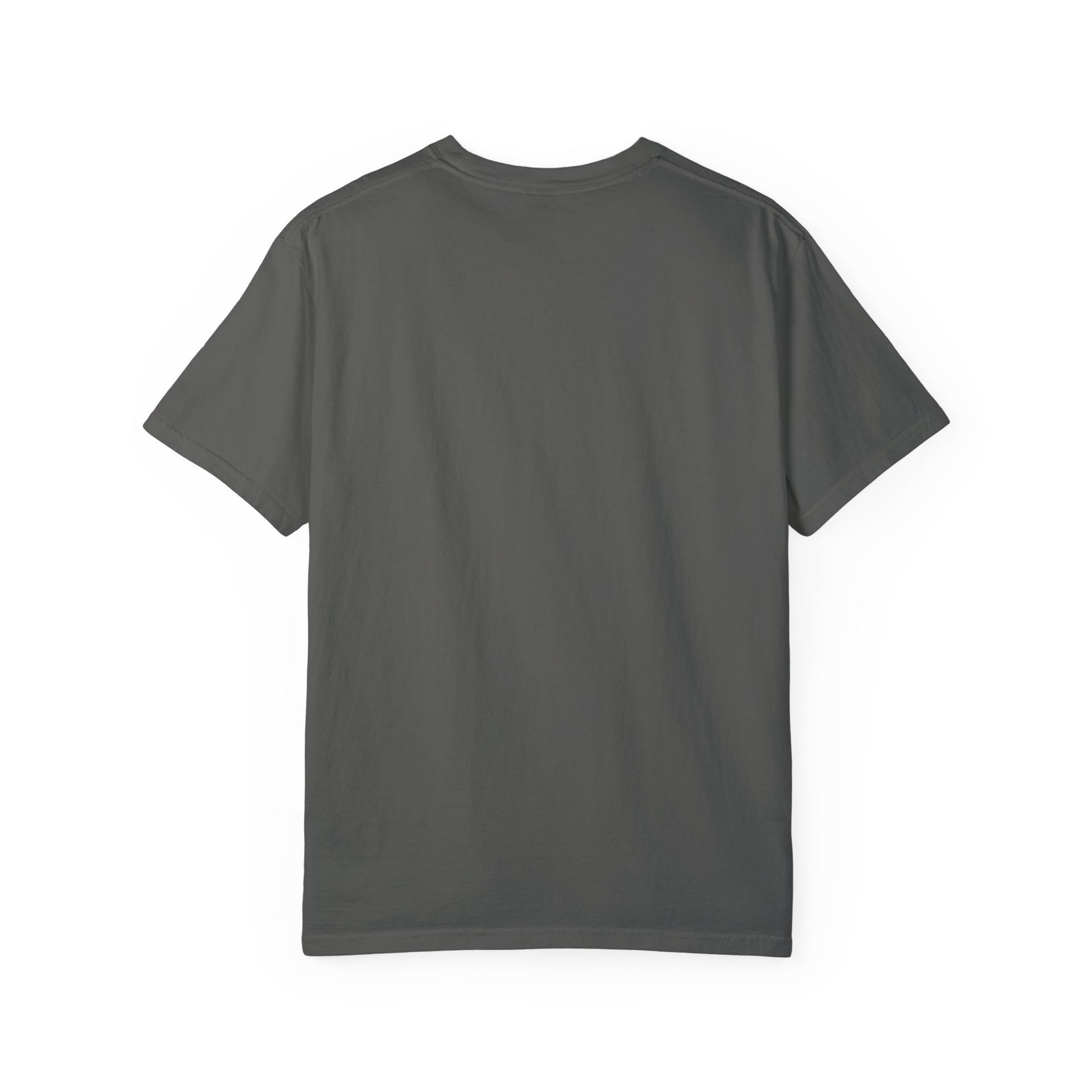 Trick or Treat Cowboy Ghost shirt featuring a playful cowboy ghost design and melty font. Available in unisex sizes S-3XL, this ultra-soft, garment-dyed 100% ring-spun cotton t-shirt is perfect for Halloween celebrations for adults and teens.