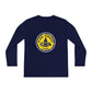 Youth Long Sleeve Tee - Pine Forest Camp Patch Design