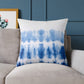 Ombre Blue Tie Dye Pillow made from durable poly canvas, featuring a unique tie dye design in shades of blue. Available in various sizes to add a splash of color and style to your home decor. Perfect for cozy relaxation.