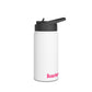 “Full Heart” 💙 Warped Heart Type WRT ECC Kids Water Bottle by CGO