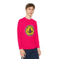 Youth Long Sleeve Tee - Pine Forest Camp Patch Design