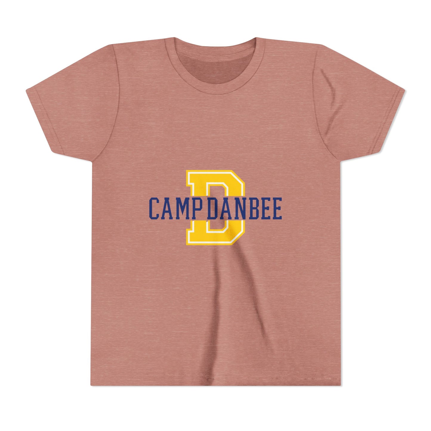 Youth Tee — 'Camp Danbee' Letterman D Logo Kids Shirt