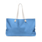 Oversized Bluey themed beach bag featuring a playful design inspired by the episode "The Pool," perfect for family adventures at the beach or pool. The durable tote measures 24" x 13" and includes thick rope handles for easy carrying.