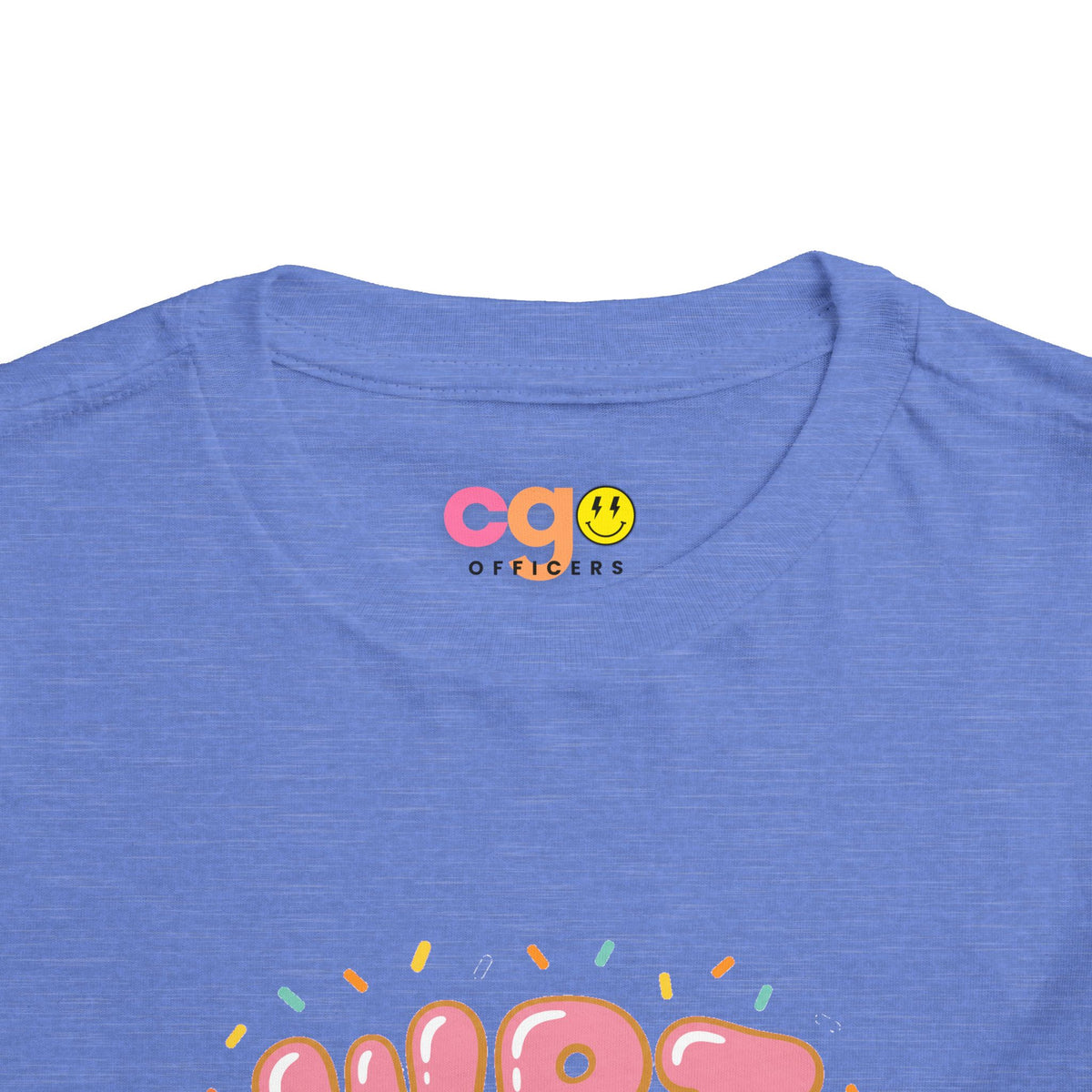 “Extra Sprinkles” 🍩 Donut-Glaze Letters WRT ECC Toddler Spirit Tee by CGO