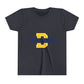 Youth Tee — 'Camp Danbee' Letterman D Logo Kids Shirt