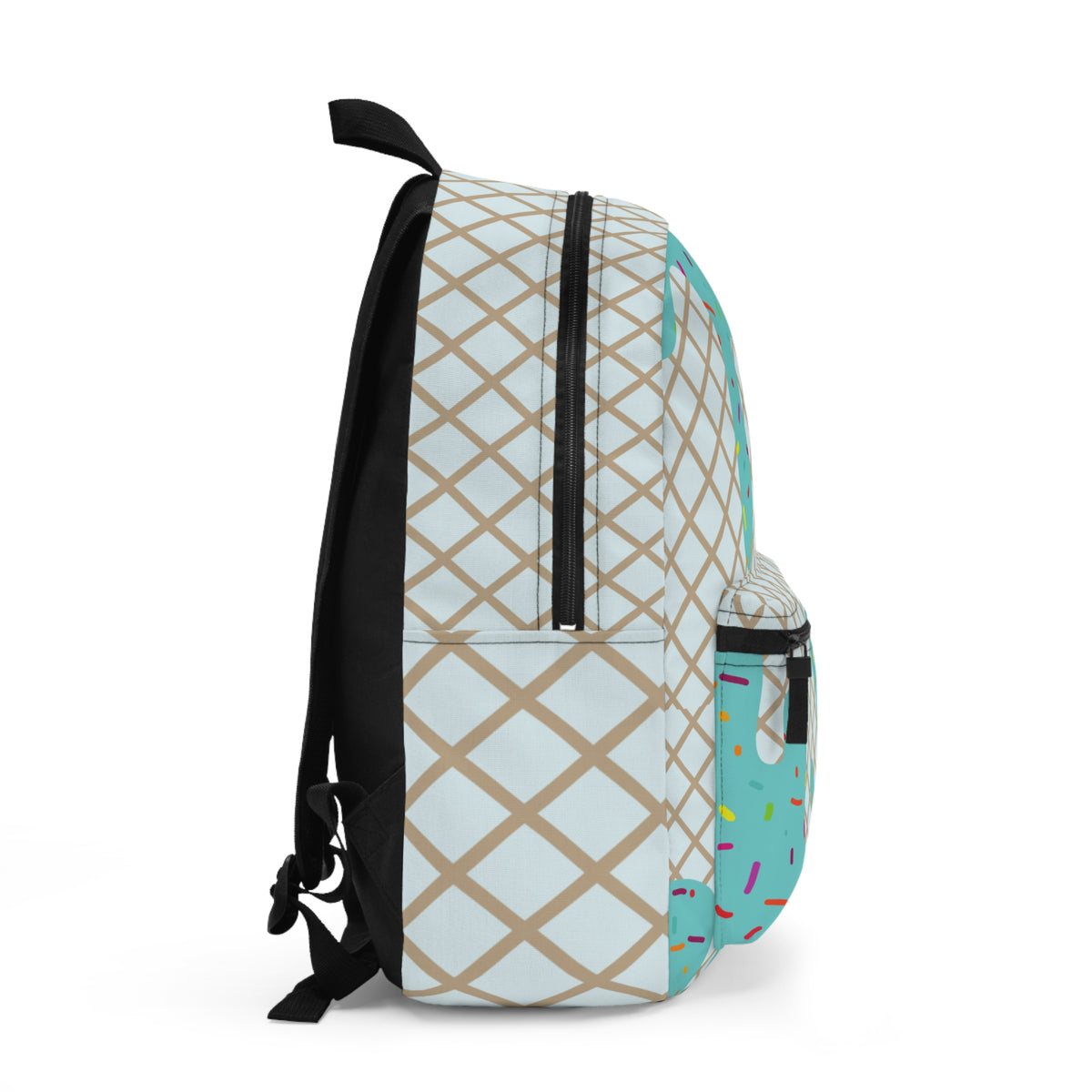 “Drip Check” 🍦 Personalized Ice Cream Sprinkles Kids Backpack by CGO