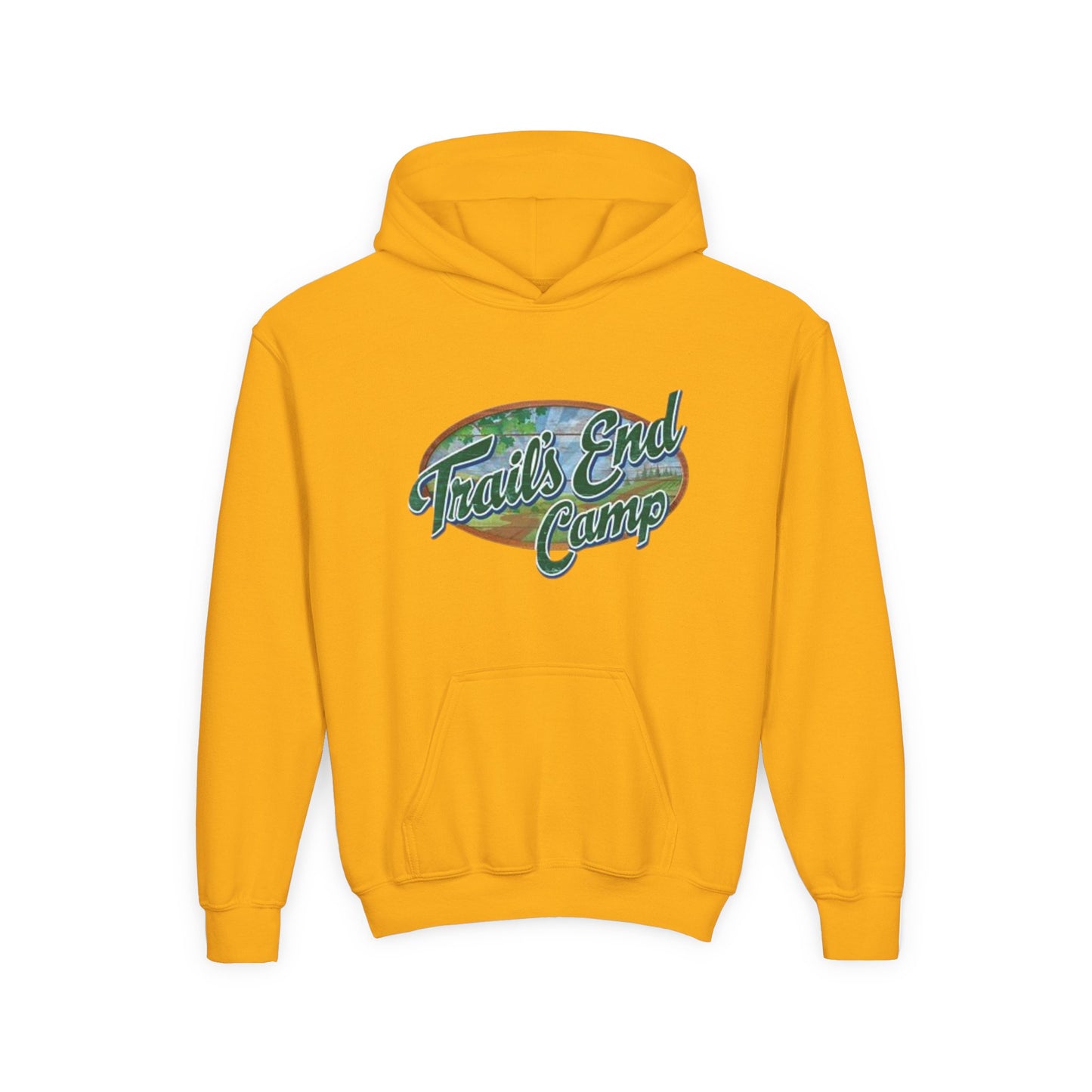 Youth Hoodie — Trails End Camp Retro Logo Sweatshirt
