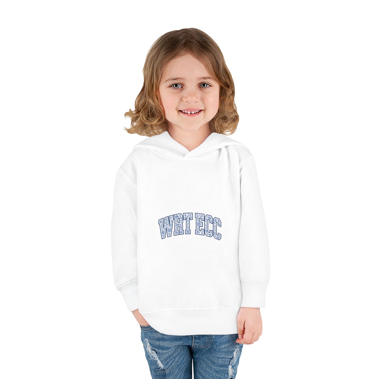 “Toile Story” 💙 Toile Varsity WRT ECC Toddler Hoodie by CGO