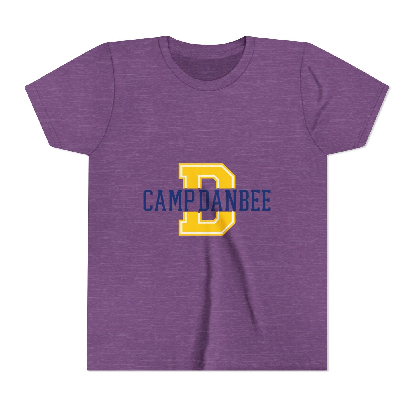 Youth Tee — 'Camp Danbee' Letterman D Logo Kids Shirt