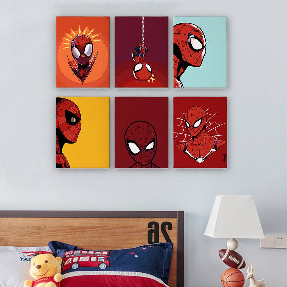 "Mini Avenger" 🦸 Superhero Mini Paint-by-Numbers 6-Pack by Paint Your Numbers