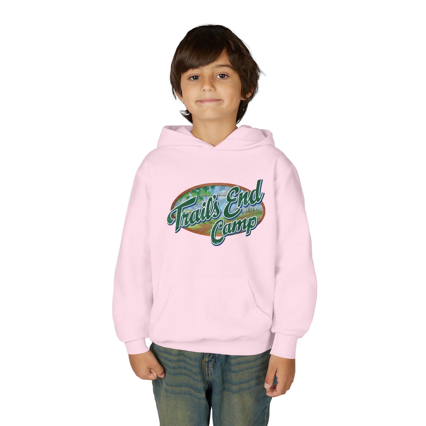 Youth Hoodie — Trails End Camp Retro Logo Sweatshirt