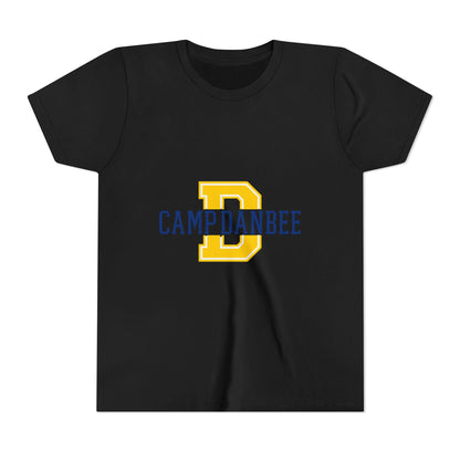 Youth Tee — 'Camp Danbee' Letterman D Logo Kids Shirt