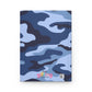 “Field Notes” 📓 Personalized Blue Camo Hardcover Journal by CGO