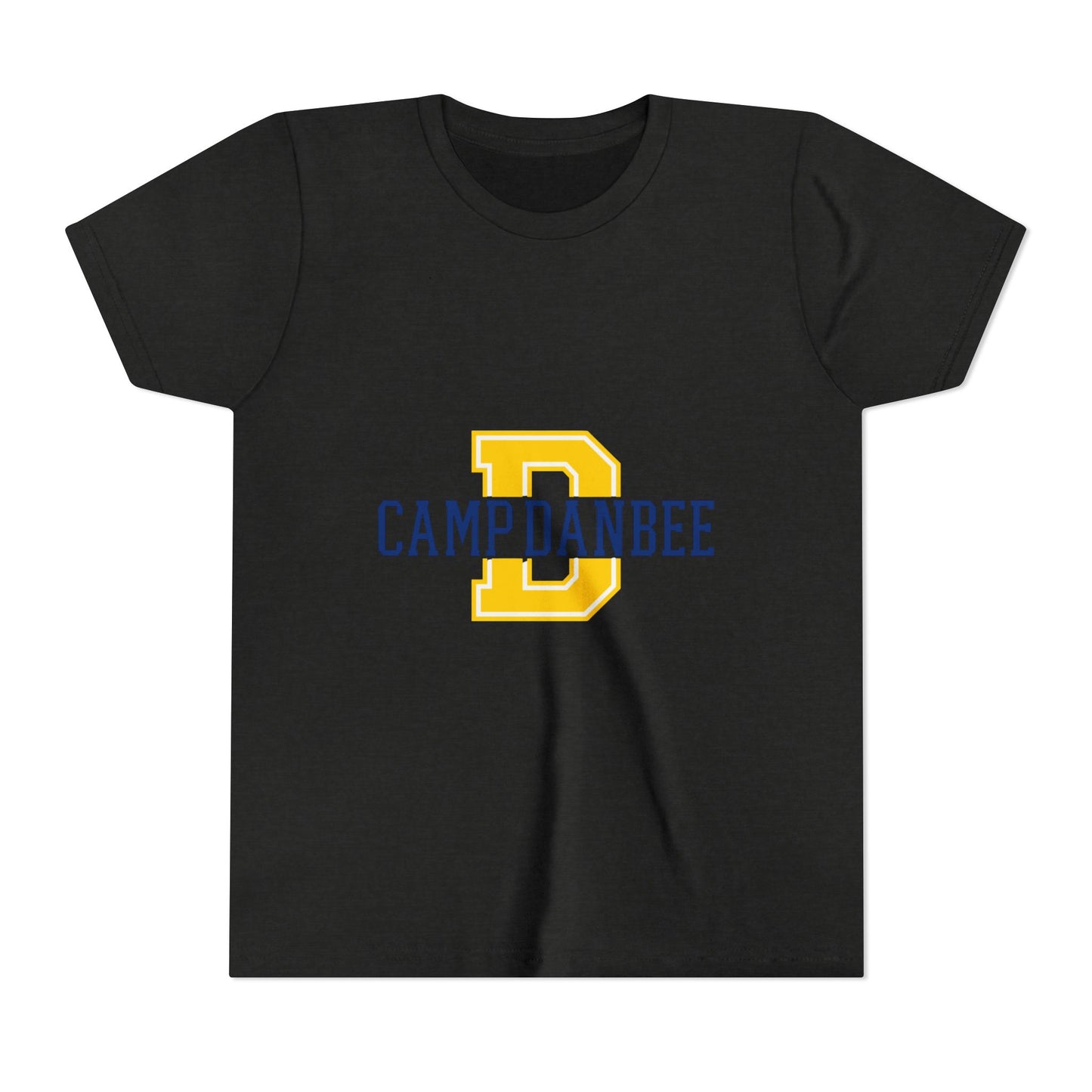 Youth Tee — 'Camp Danbee' Letterman D Logo Kids Shirt