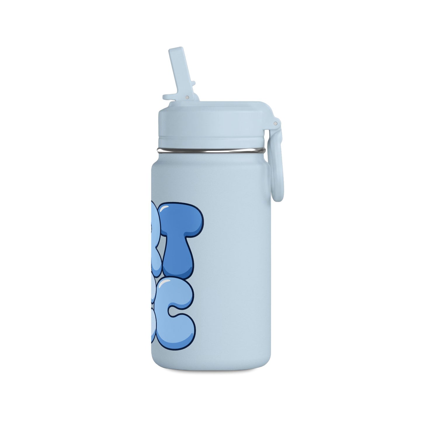 WRT ECC “Puffy Balloon Letters” Kids Water Bottle (14oz)