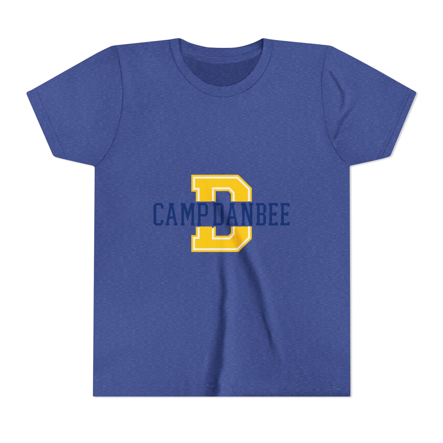 Youth Tee — 'Camp Danbee' Letterman D Logo Kids Shirt