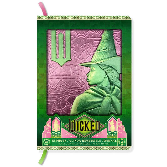 “Spellbinding Scribbles” 💚💖 Reversible Wicked Journal by Insight Editions