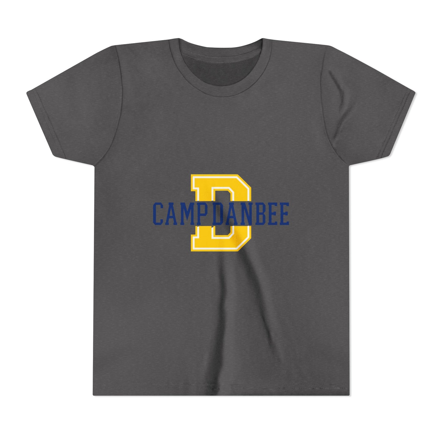 Youth Tee — 'Camp Danbee' Letterman D Logo Kids Shirt